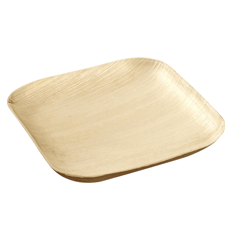 Assiette Areca feuille de palmier 150x150 mm