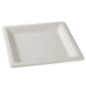 Assiette carrée pulpe de canne 260x260 mm