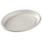 Assiette Galaxie ovale pulpe de canne 220x160x22 mm