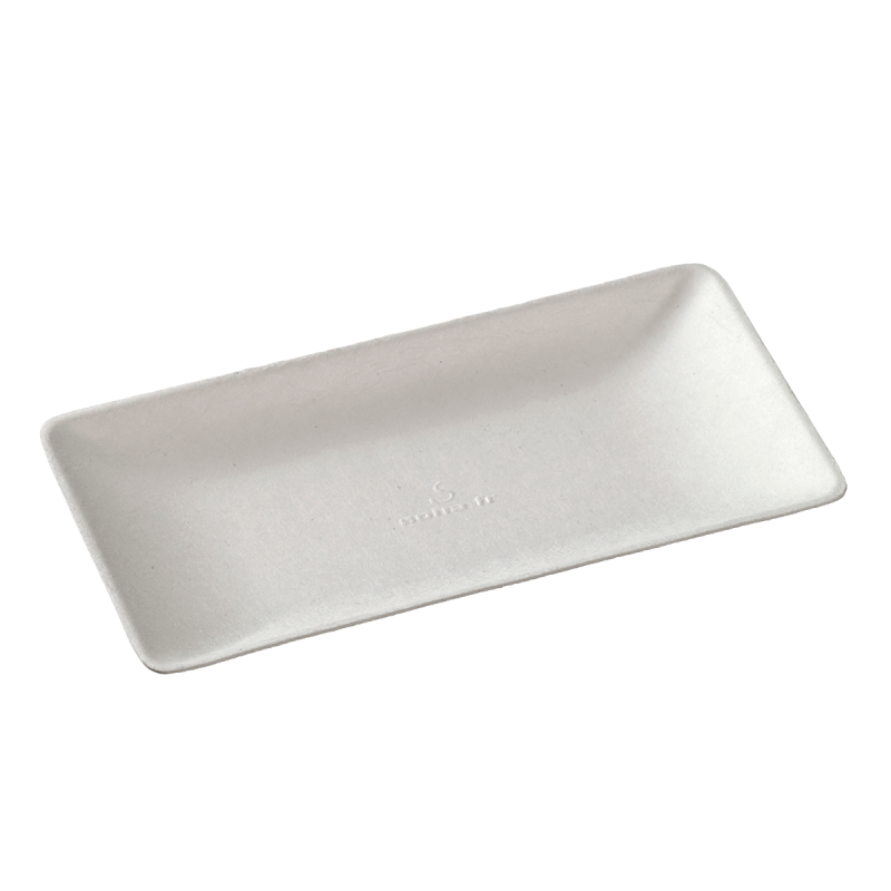 Assiette Imagine pulpe de canne 130x65 mm