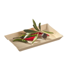 Assiette Quartz bois avec lamination 160x100 mm