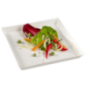 Assiette Quartz pulpe de canne 160x160 mm