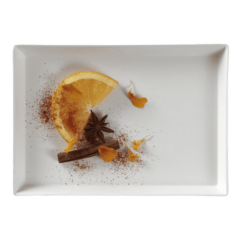 Assiette Quartz pulpe de canne avec lamination 185x130 mm