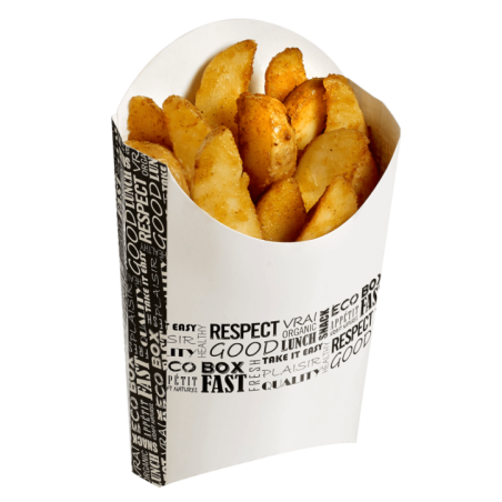 Barquette à frites District grand modèle 135x85x160 mm