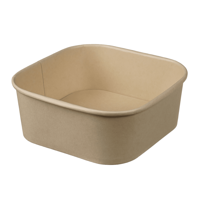 Barquette Lingot fibre de bambou 1500 ml