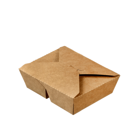 Boîte repas Ecokraft 2 compartiments 400 + 400 ml