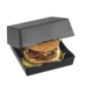 Boîte burger LOOP + couvercle PP 169x171 mm