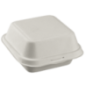 Boîte burger pulpe de canne 150x150x42 mm