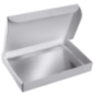 Boîte carton microcannelé pour plateau traiteur 428x300x65 mm