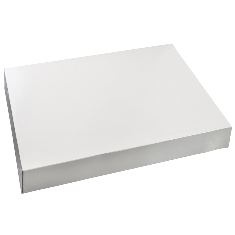 Boîte carton verni pour plateau traiteur 435x295x60 mm