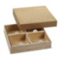 Boîte Modulo bois 260x260 mm