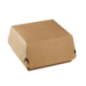 Burger box moyen Kraft 140x140x70 mm