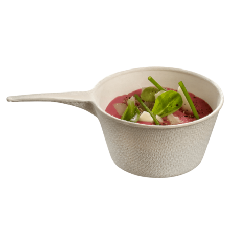 Casserole Eskoffié pulpe de canne blanche avec lamination 50 ml