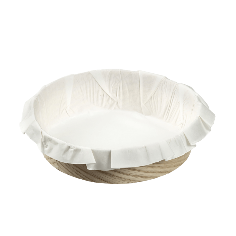 Cercle bois avec papier cuisson Ø 160 mm