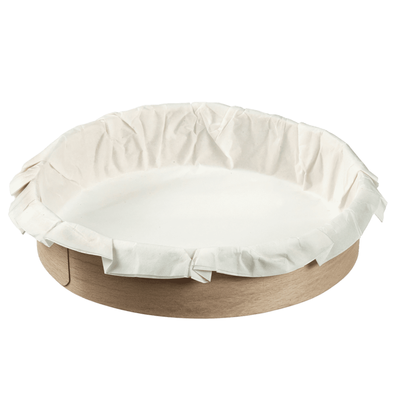 Cercle bois avec papier cuisson Ø 200 mm