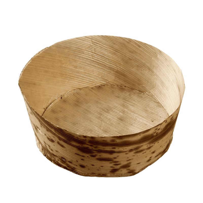 Coupelle Feuille ronde bambou Ø70 mm