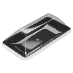 Couvercle RPET pour assiette Fluid' 130x65x10 mm