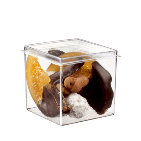 Couvercle PET pour verrine Cub' 70 ml