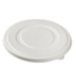Couvercle pour assiette ronde pulpe de canne H45 Ø205 mm