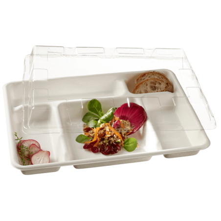 Couvercle pour plateau 5 alvéoles