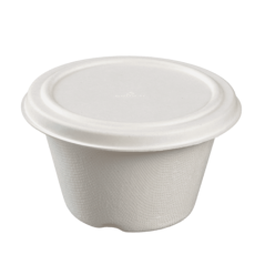 Couvercle pour pot Bodega pulpe de canne 300 ml