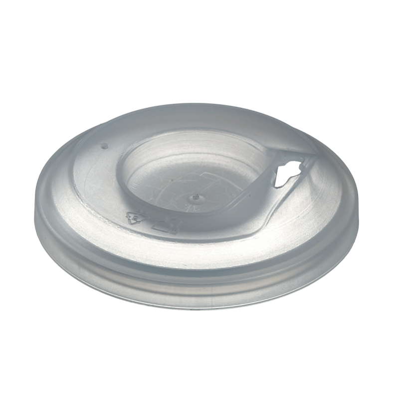 Couvercle PP givré avec buvant pour gobelets 330 ml