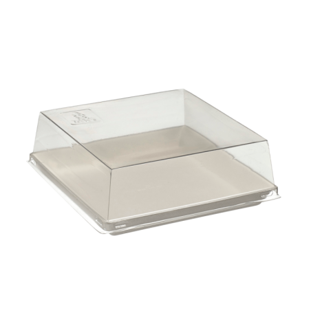 Couvercle Quartz RPET pour assiettes Quartz 130x130 mm