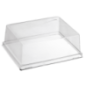Couvercle Quartz RPET pour assiettes Quartz 160x160 mm