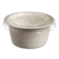 Couvercle RPET pour pot à sauce VO57005 et verrine GV10150