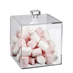Cube PMMA 150x150 mm avec couvercle