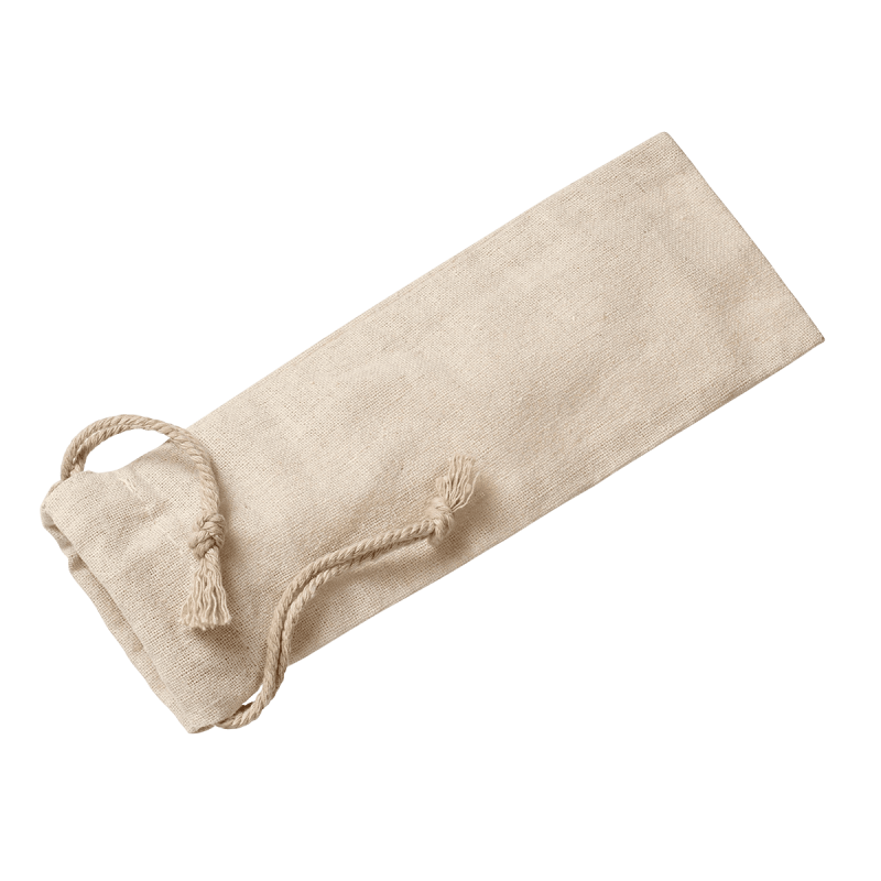 Etui à couverts lin 210x80 mm