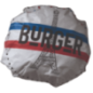 Feuille papier burger "Fait maison" 390x295 mm