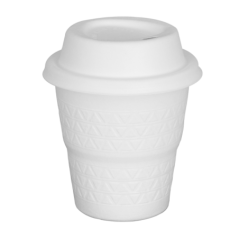 Gobelet pulpe de canne décor aztèque 235 ml