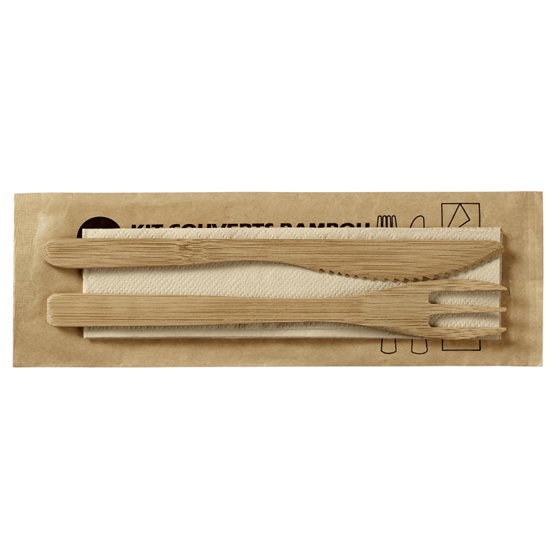 Kit couverts 3/1 bambou Kit couverts 3/1 bambou