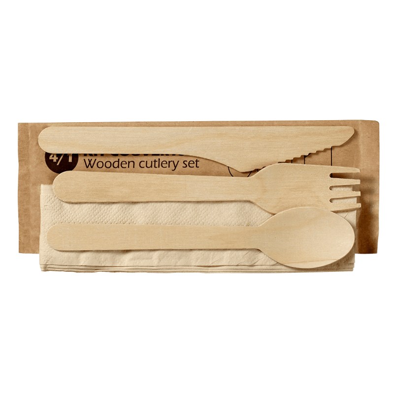 Kit couverts 4/1 bois Kit couverts 4/1 bois