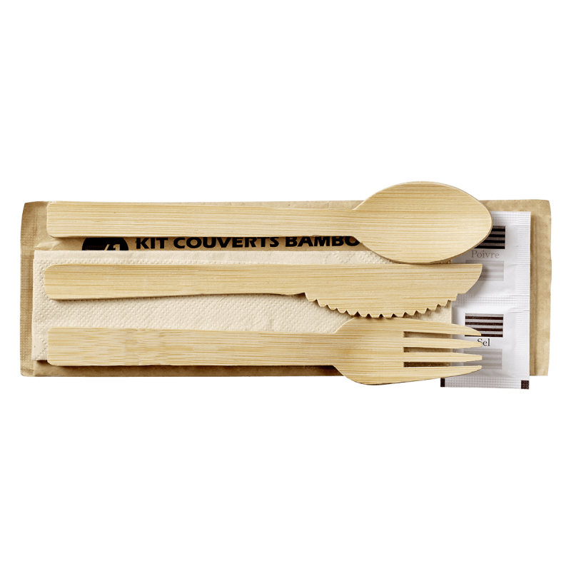 Kit couverts 6/1 bambou