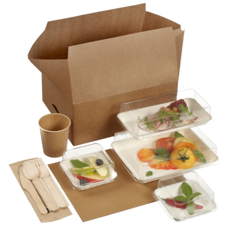 Kit Postal Lunch vaisselle Kanopée blanche