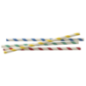 Paille rigide papier multicolore 230 mm