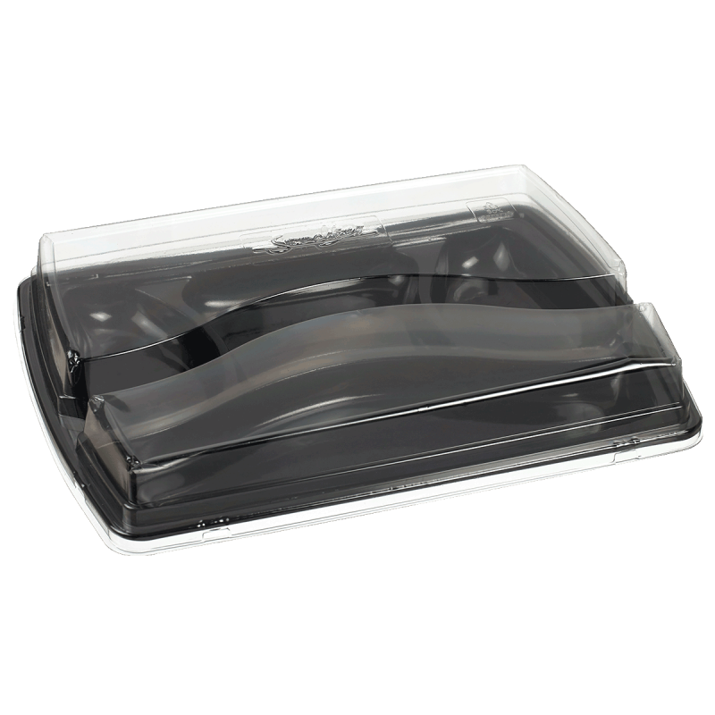 Plateau Basic 4 compartiments + couvercle Plateau Basic 4 compartiments + couvercle