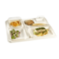 Plateau Natura 5 compartiments 390x300x20 mm
