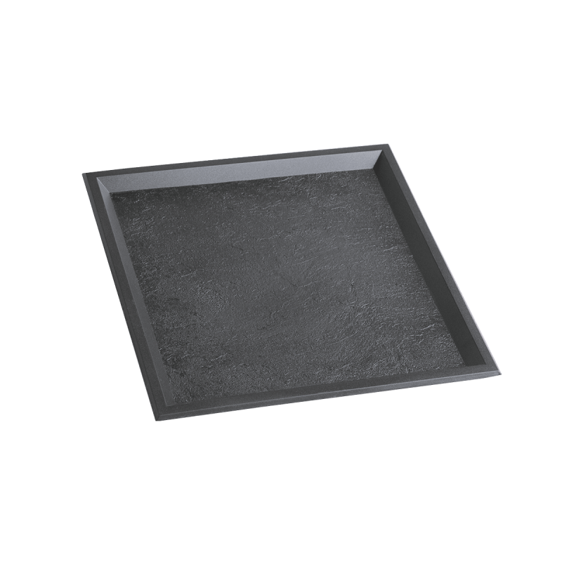 Plateau texture Ardoise 240x240 mm