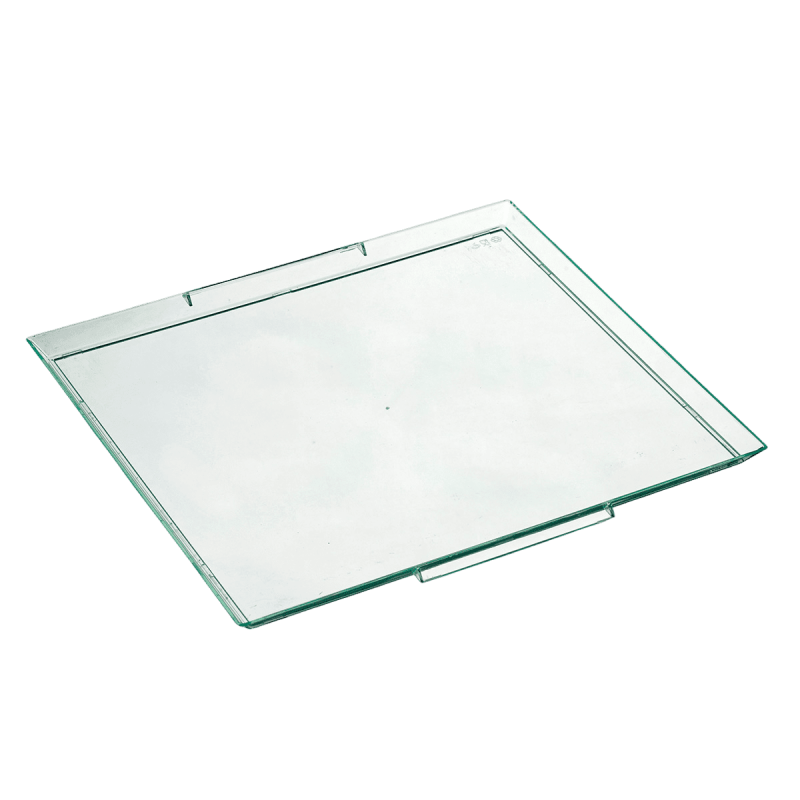 Plateau transparent vert (Atlas 2/3) 273x247 mm Plateau transparent vert (Atlas 2/3) 273x247 mm