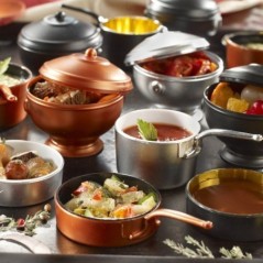 Poêle Eskoffié noire/dorée 25 ml