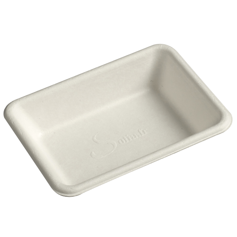 Ravier Natura pulpe de canne 90x65 mm Ravier Natura pulpe de canne 90x65 mm