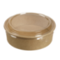 Saladier rond Ecokraft + couvercle 1100 ml