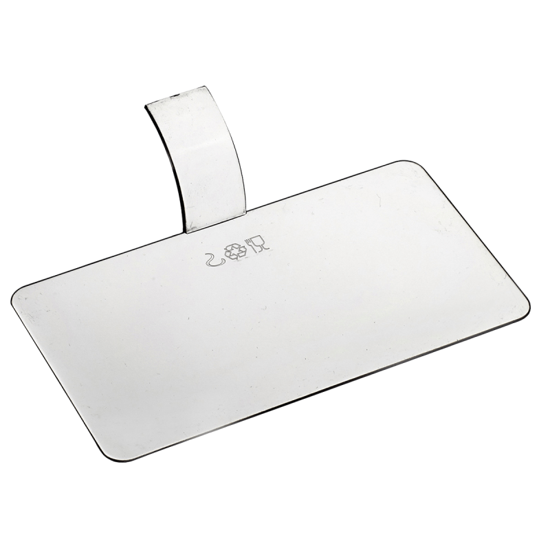 Support à pâtisserie Palet' rectangle transparent 100x55x20 mm