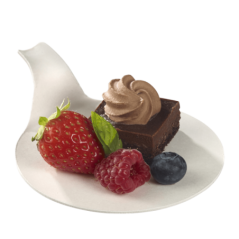 Support à pâtisserie pulpe de canne Disc' Ø 80 mm