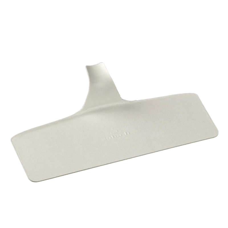 Support à pâtisserie pulpe de canne Palet' rectangle 130x45 mm