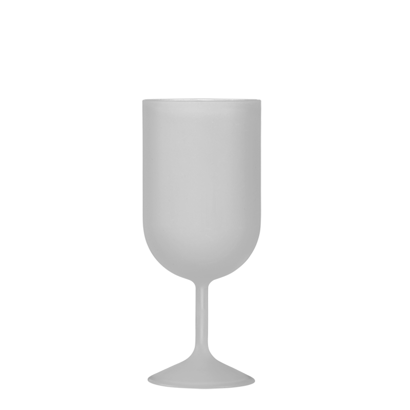 Verre à pied givré PP 175 ml
