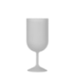 Verre à pied givré PP 175 ml